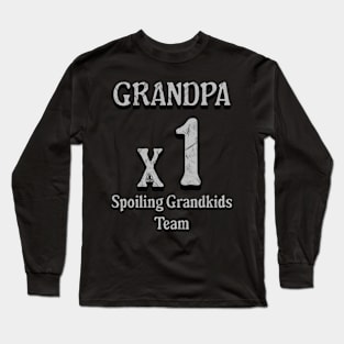 Grandfather x1 Proud Team Family-Focused fun team Long Sleeve T-Shirt